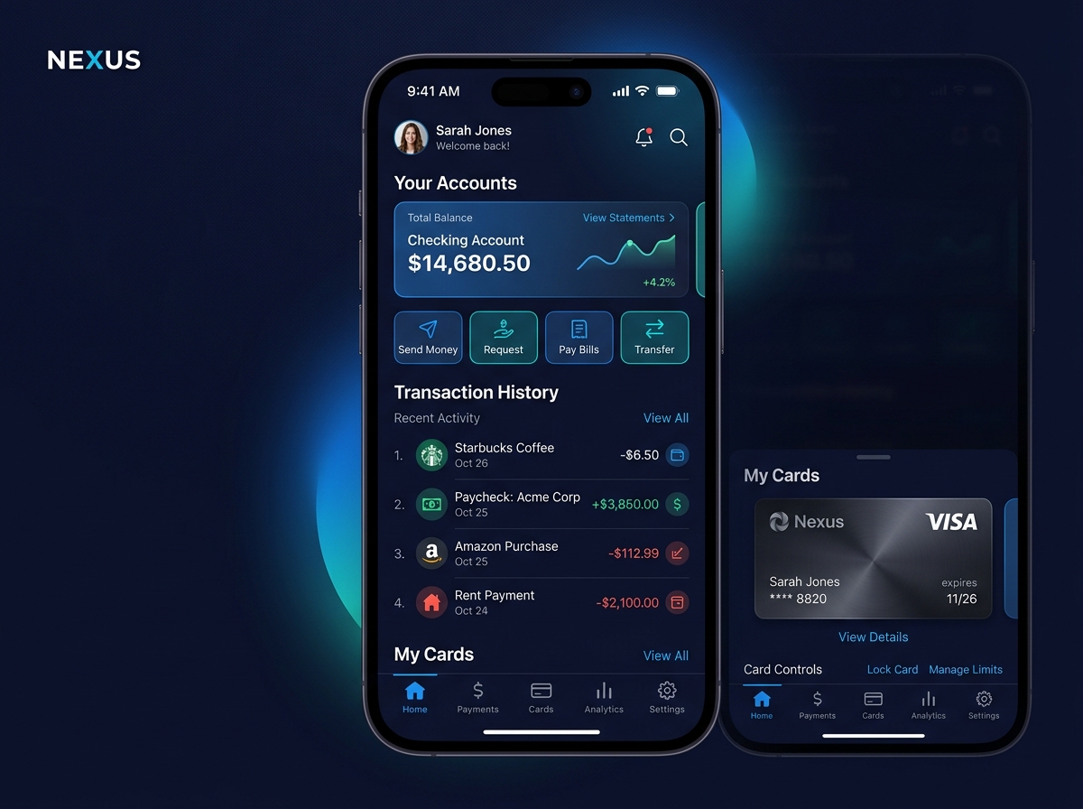 FinFlow Banking App Redesign